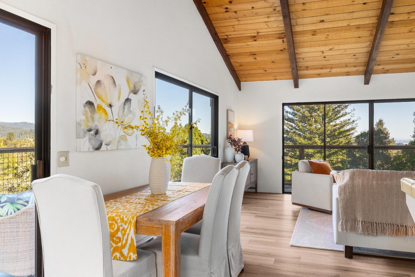 1130 Hidden Valley Road Soquel, CA 95073 - Photo 12 of 44 a living room with furniture and wooden floor