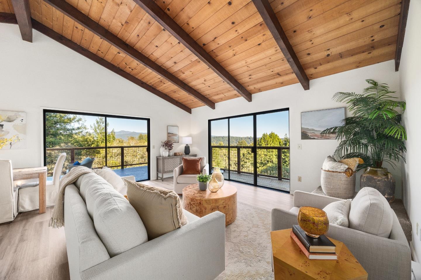 1130 Hidden Valley Road Soquel, CA 95073 - Photo 5 of 44 a living room with furniture and a large window