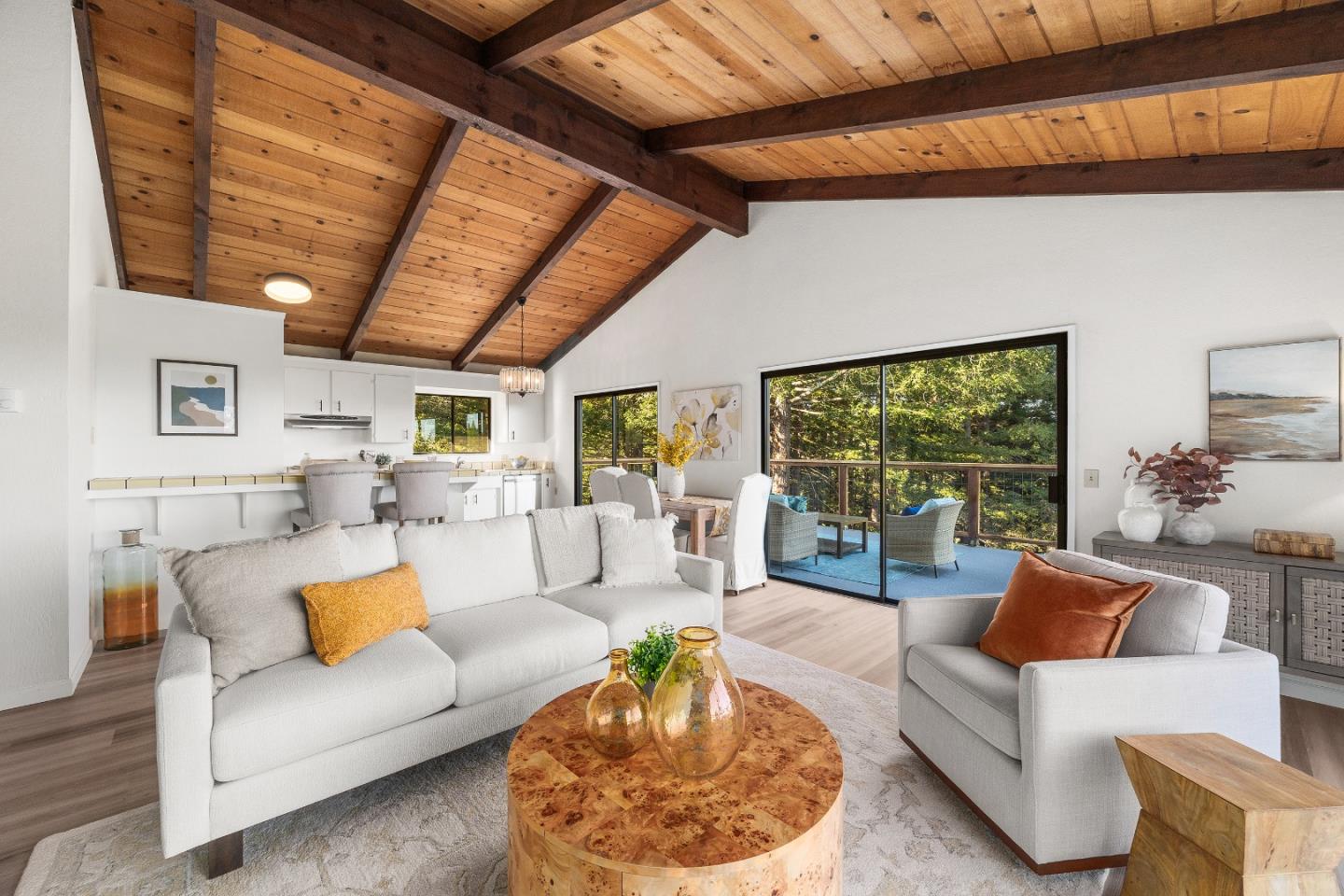 1130 Hidden Valley Road Soquel, CA 95073 - Photo 7 of 44 a living room with furniture and a large window