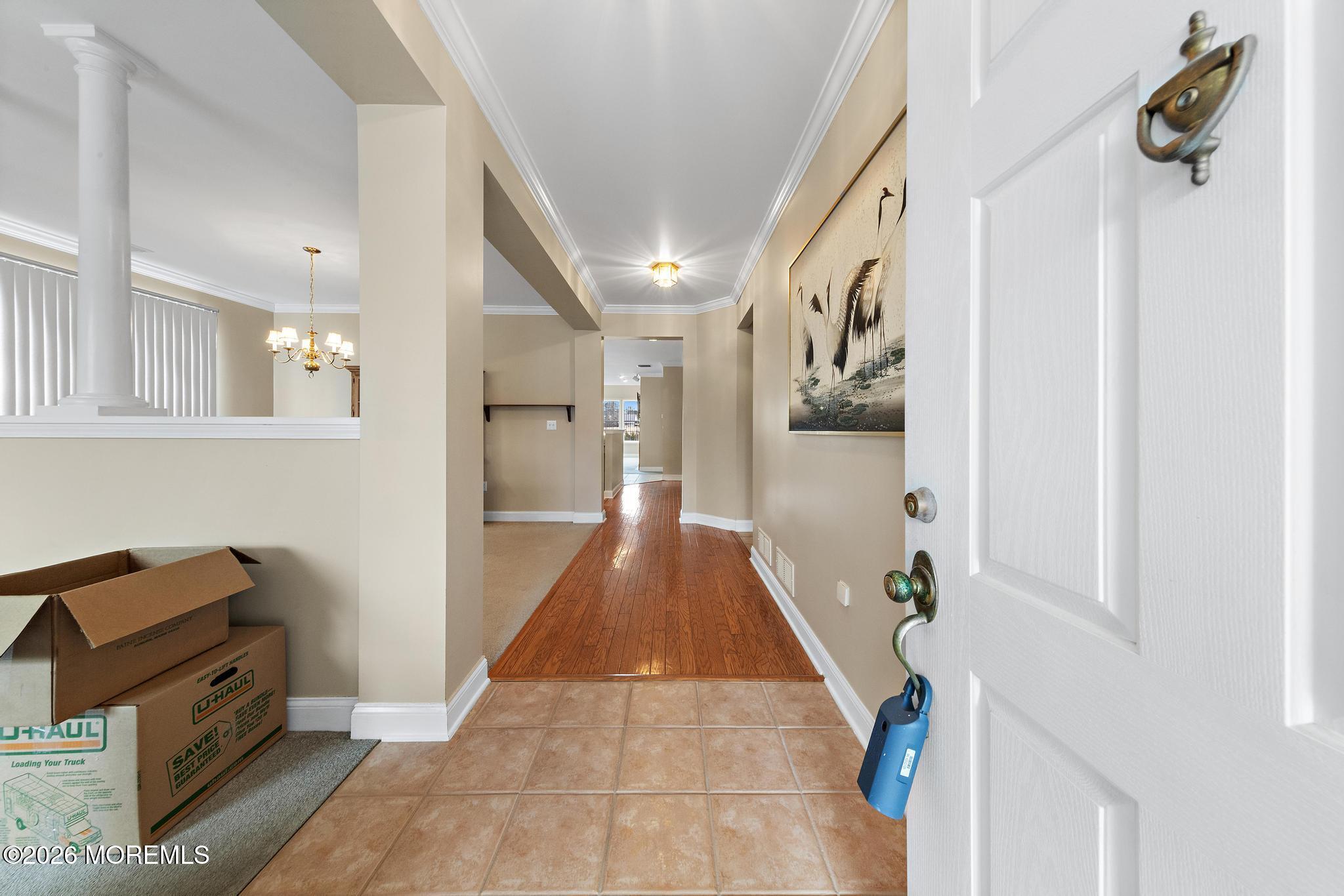 407 Golf View Drive Little Egg Harbor, NJ 08087 - Photo 46 of 58 a view of hallway with stairs