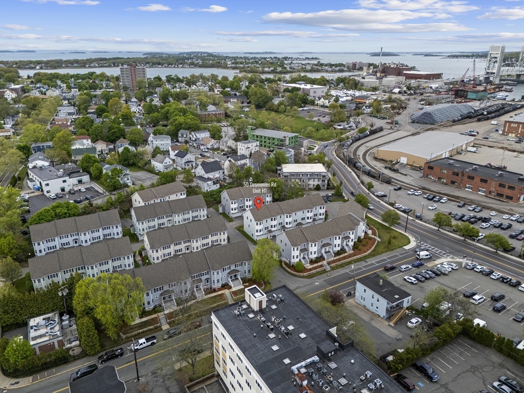 50 Des Moines Road, Unit H1 Quincy, MA 02169 - Photo 35 of 40 an aerial view of a city