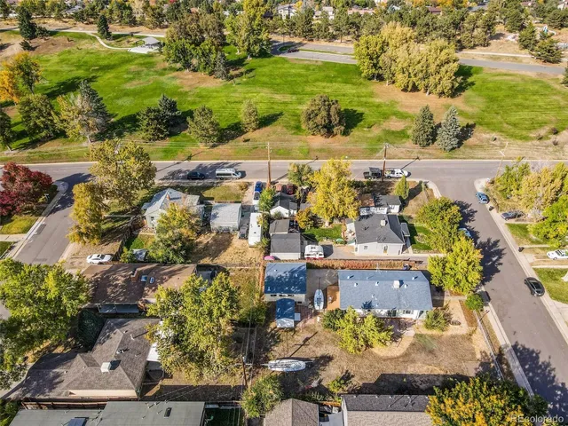a view of a lake with a building in the background