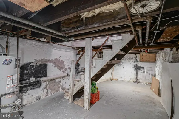 a view of storage and utility room