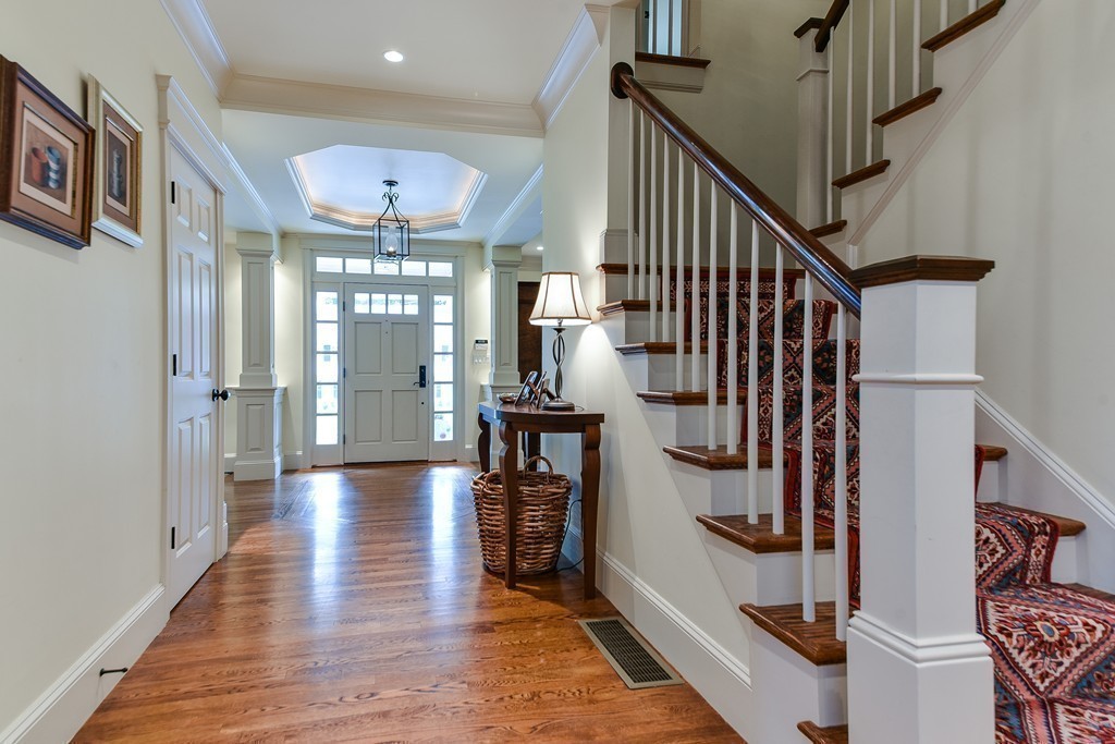 8 Thackeray Road Wellesley, MA 02481 - Photo 12 of 25 a view of entryway and hall with wooden floor