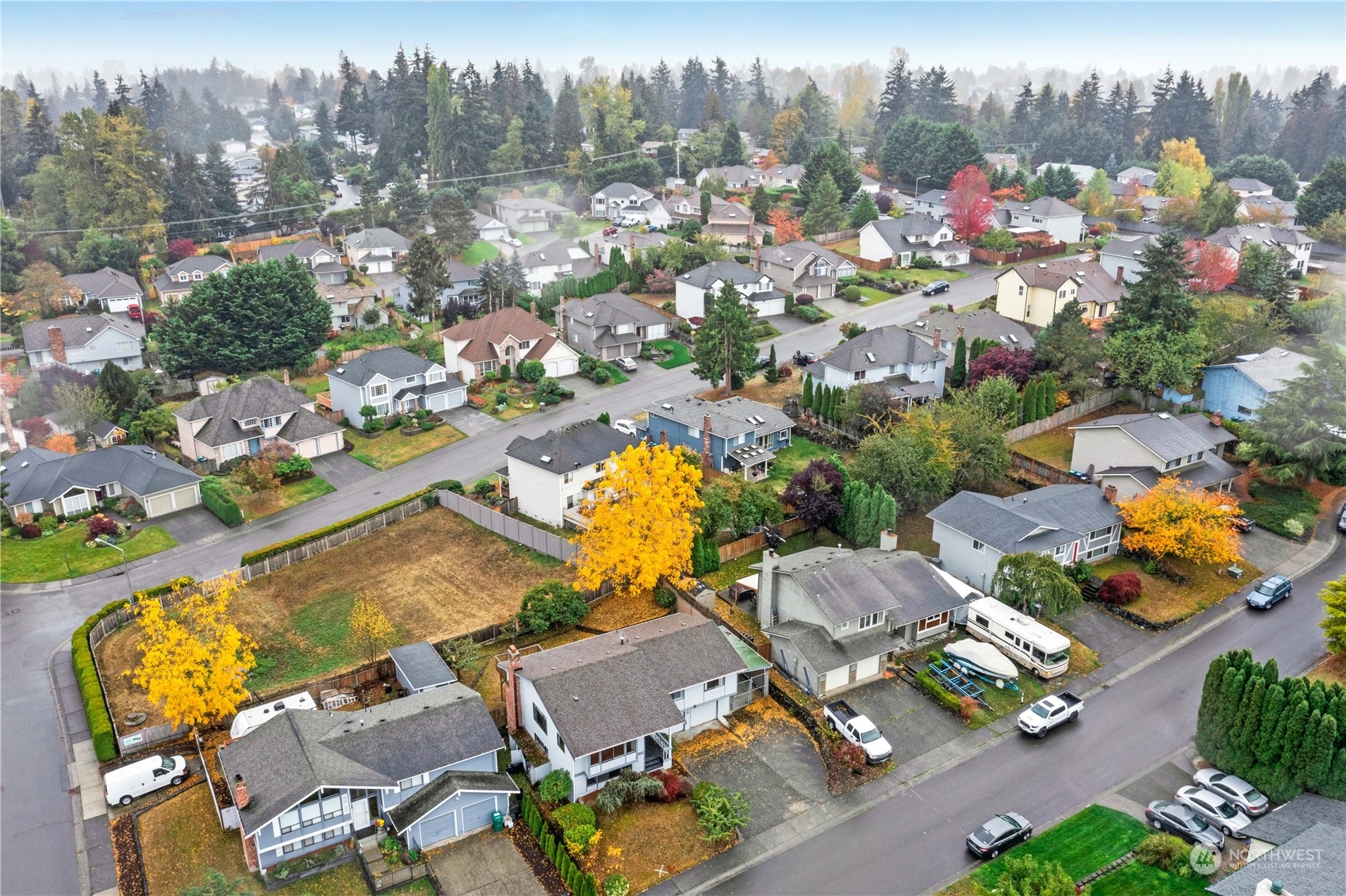 2813 Southwest 342nd Street Federal Way, WA 98023 - Photo 34 of 34 an aerial view of residential houses with outdoor space