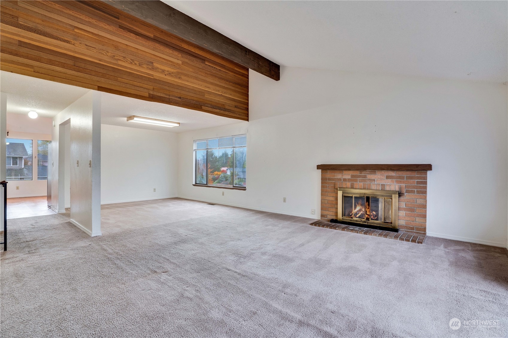 2813 Southwest 342nd Street Federal Way, WA 98023 - Photo 9 of 34 a view of an empty room with a fireplace