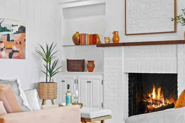 a view of balcony with mountain view
