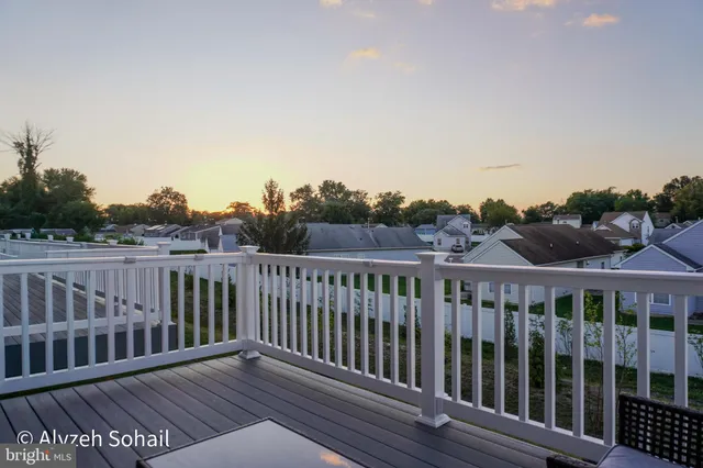 a view of a roof deck