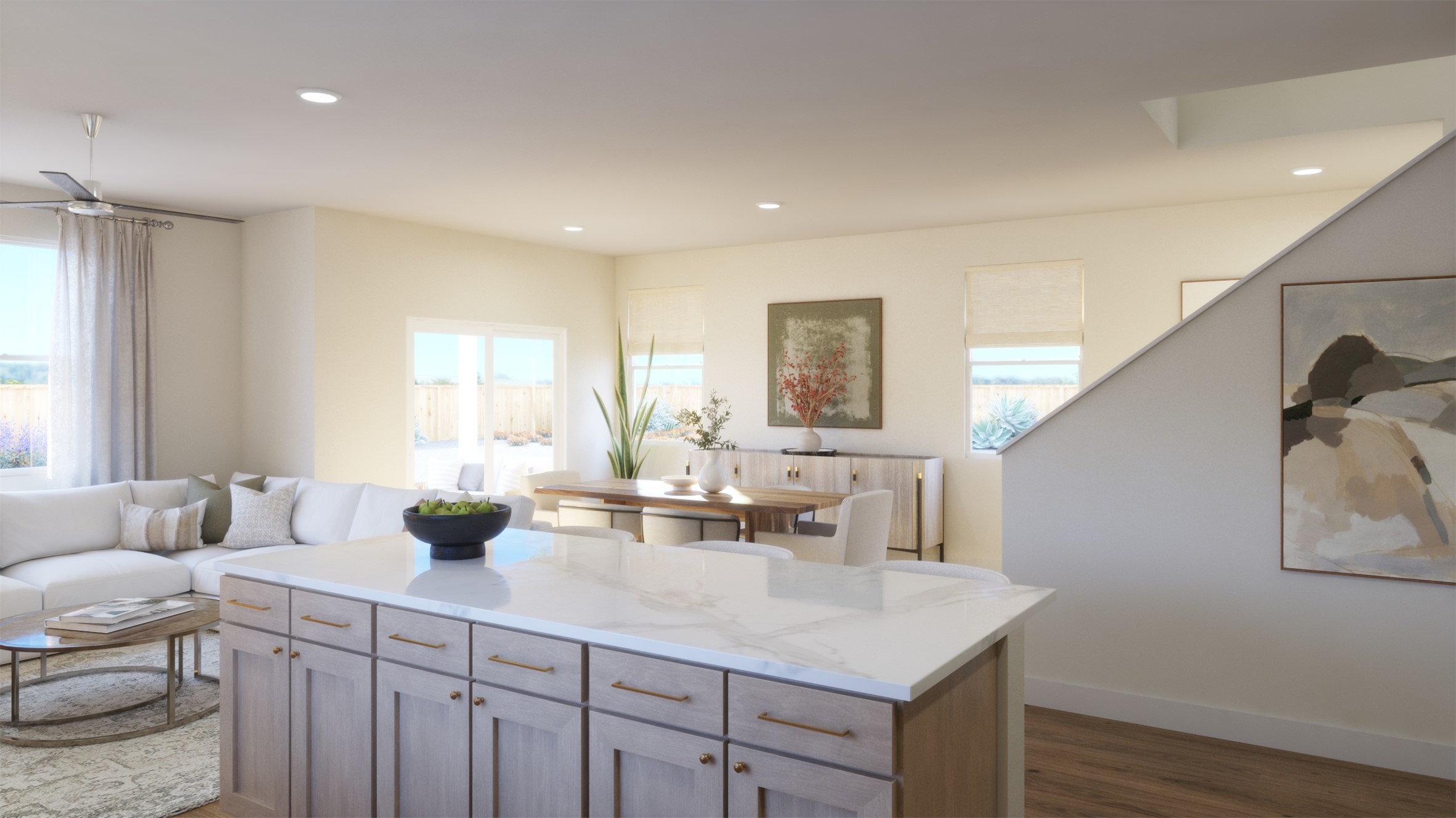 188 Sycamore Pnes Lane Kyle, TX 78640 - Photo 5 of 13 a kitchen with a sink cabinets and wooden floor
