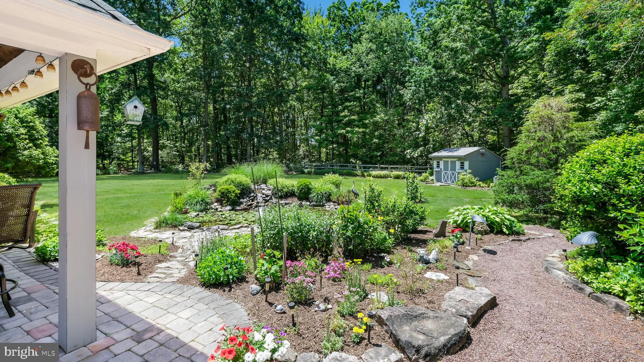 1368 Slotter Road Perkasie, PA 18944 - Photo 43 of 57 small pond with waterfall