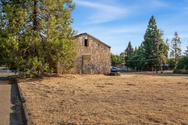 a view of a field with beach