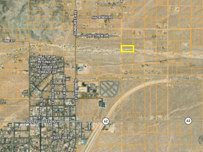 117 Border Road Joshua Tree, CA 92252 - Photo 19 of 20 117 Border Y map 2