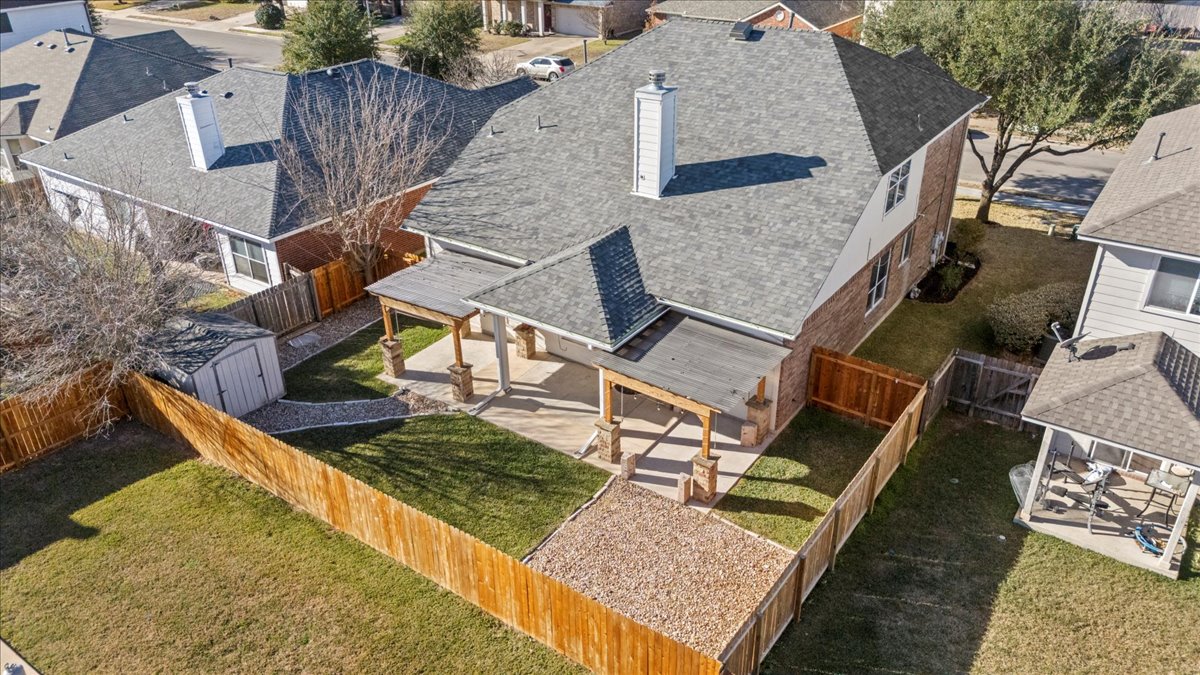 3523 Cheyenne Street Round Rock, TX 78665 - Photo 31 of 34 Aerial view of residential area