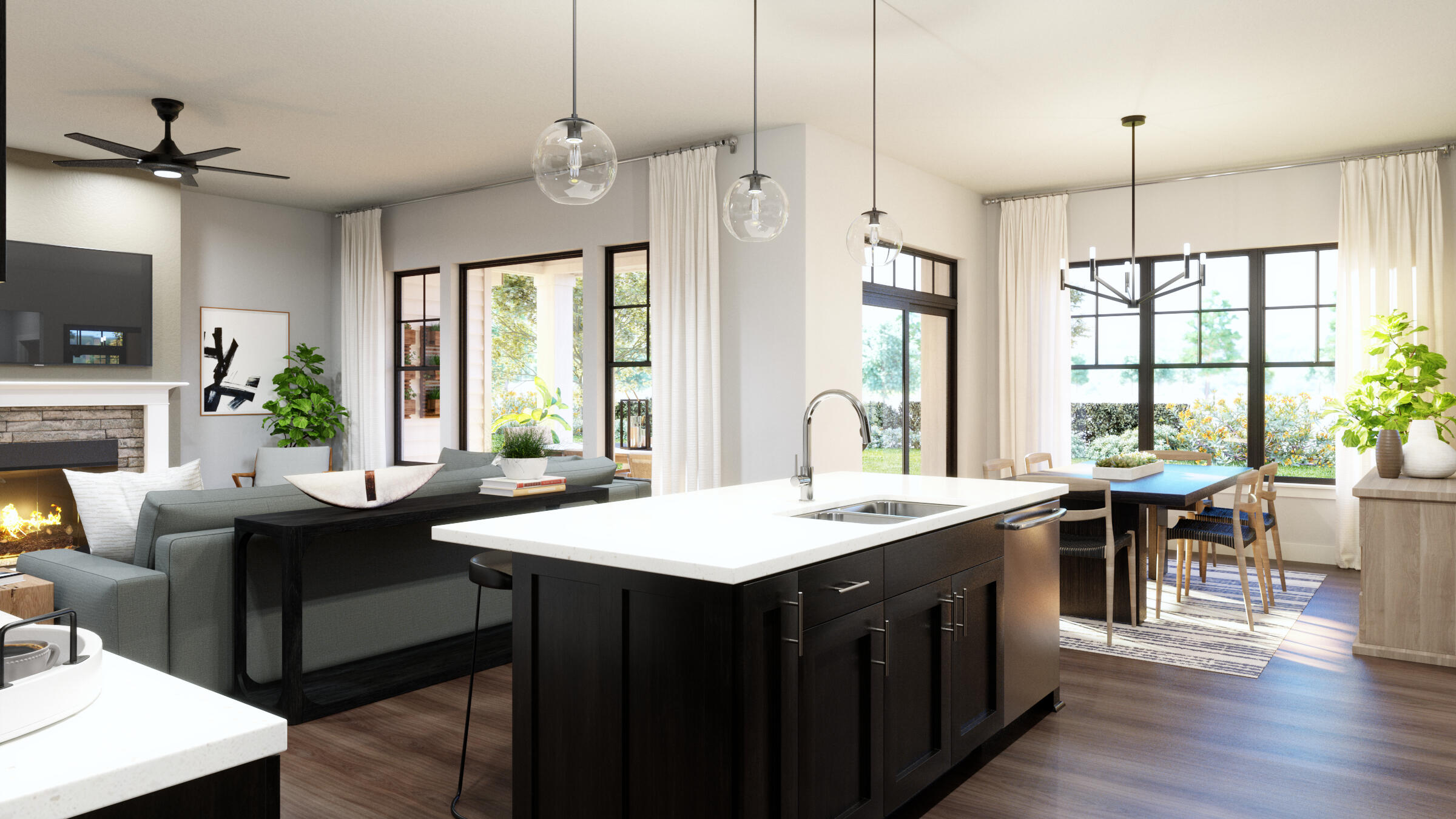 1746 North River Road Milwaukee, WI 53217 - Photo 2 of 34 Rendering of Kitche/Great Room