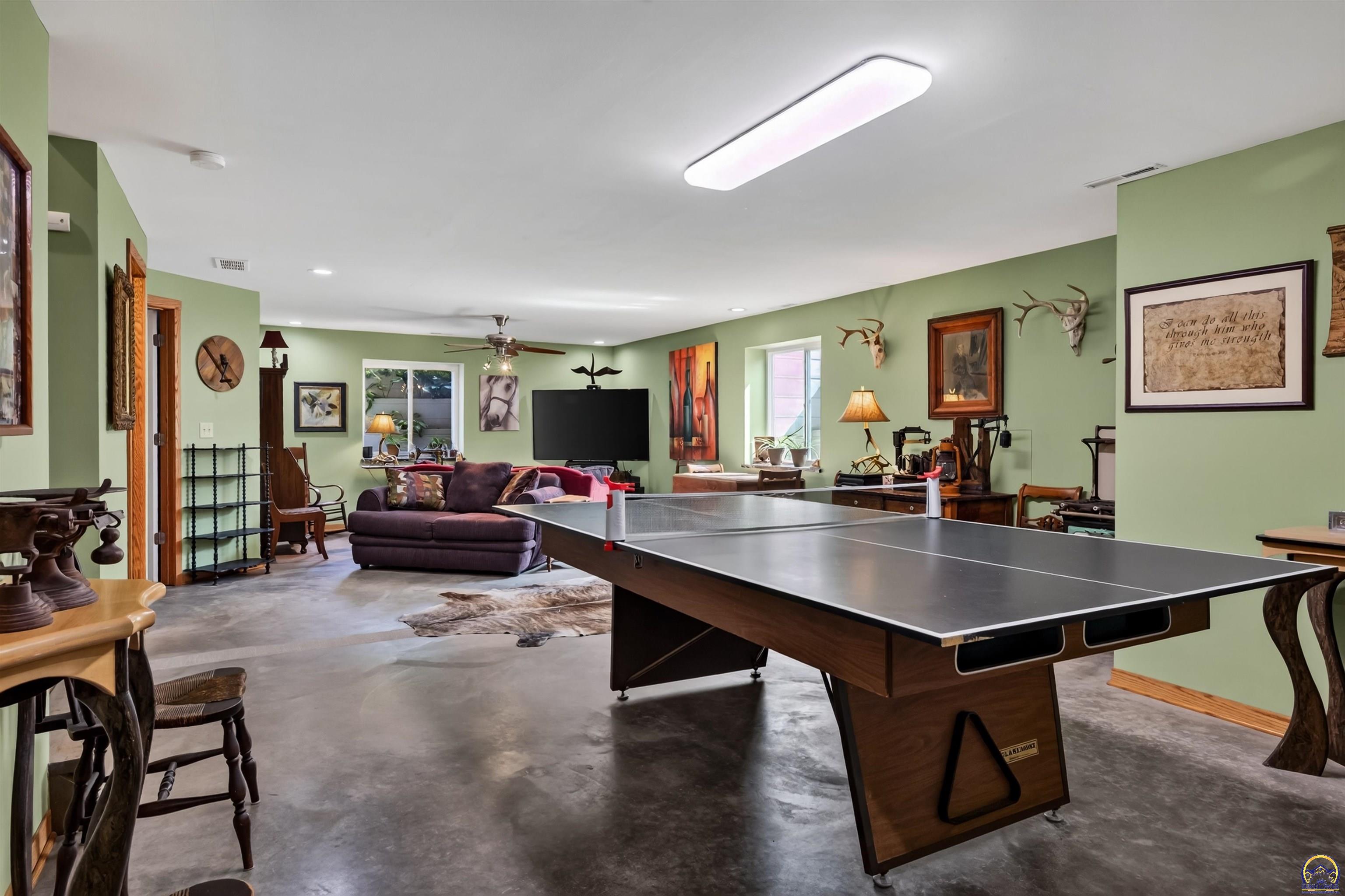 2030 Northwest Lower Silver Lake Road Topeka, KS 66618 - Photo 25 of 50 Recreation Room in the Basement