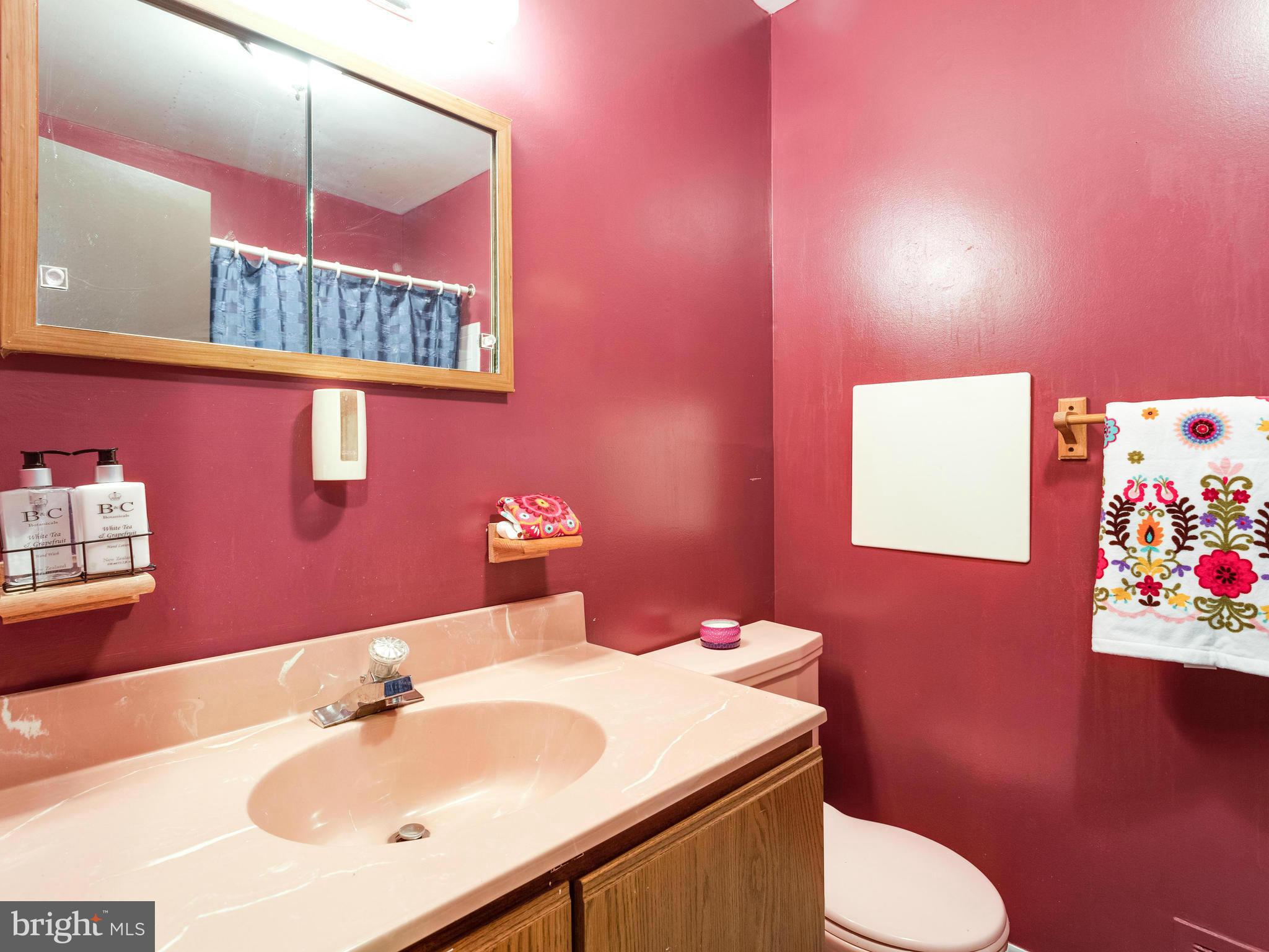 3908 Elby Street Silver Spring, MD 20906 - Photo 11 of 24 a bathroom with a sink and a mirror