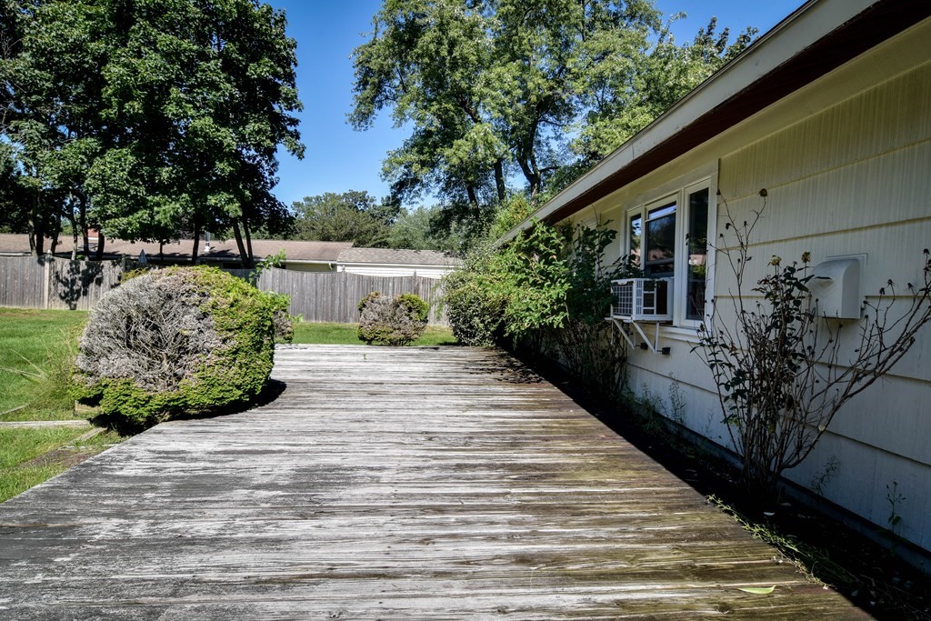 22 Francine Road Framingham, MA 01701 - Photo 22 of 30 a view of a garden with pathway