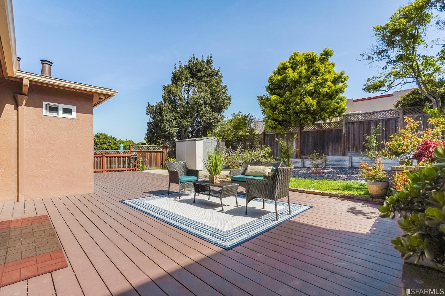474 Oak Avenue San Bruno, CA 94066 - Photo 28 of 51 a view of a chair and tables in the patio of the house
