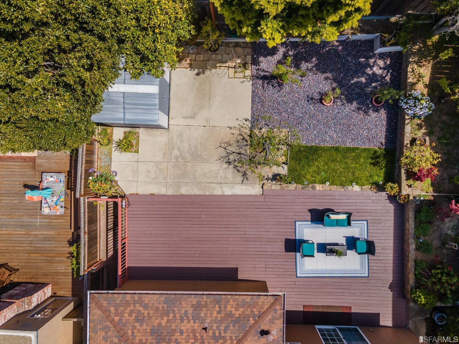 474 Oak Avenue San Bruno, CA 94066 - Photo 32 of 51 an aerial view of a house with a yard