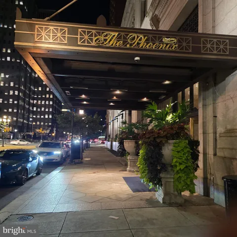 a car parked in front of a building