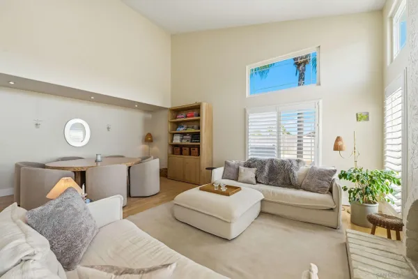 a very nice looking room with a large window