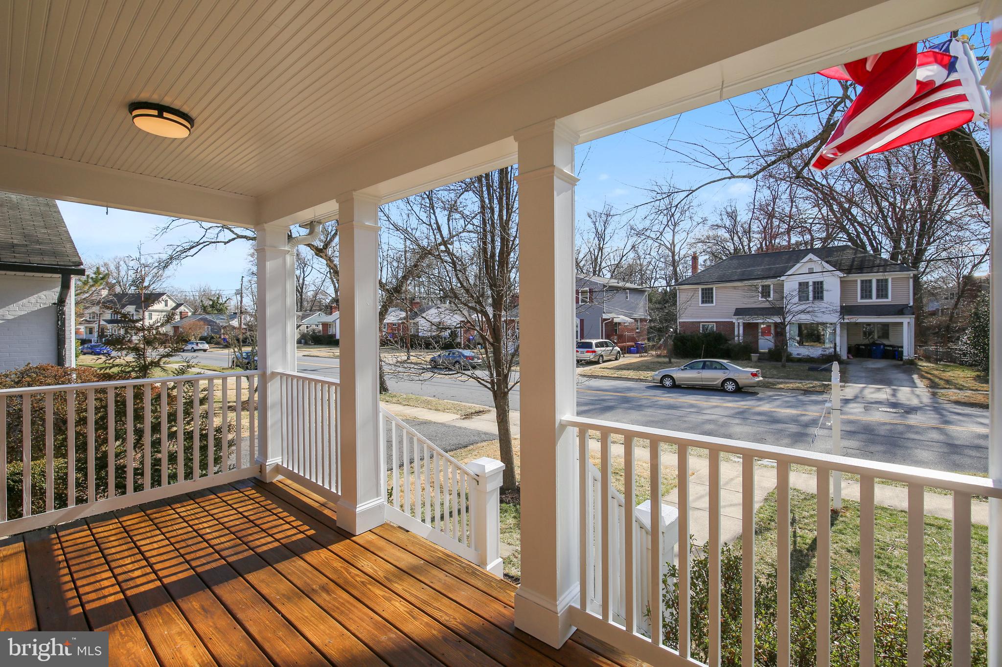 11111 Stillwater Avenue Kensington, MD 20895 - Photo 4 of 47 Covered front porch with beaded ceiling