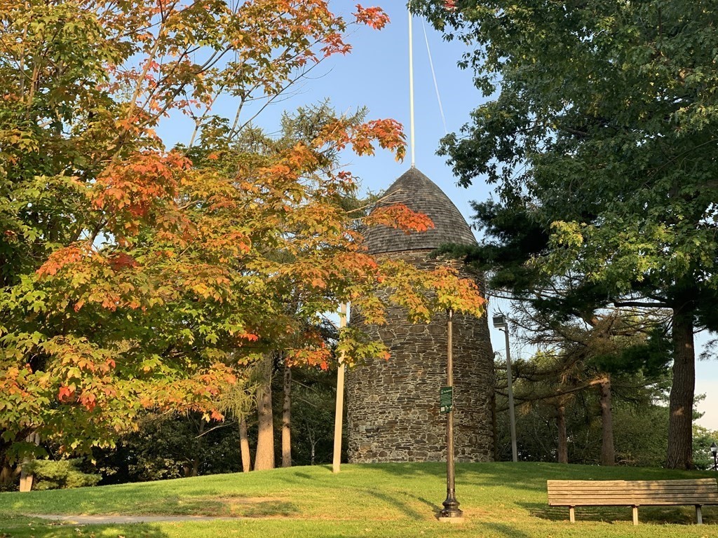 33 Bay State Avenue, Unit 1 Somerville, MA 02144 - Photo 21 of 23 a view of a city with tall trees