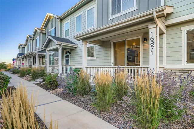 a front view of a house with a window
