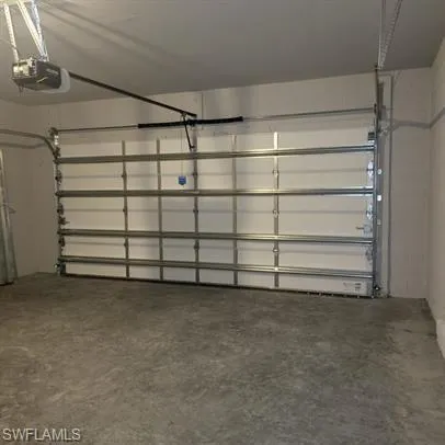 a view of a room with an empty space