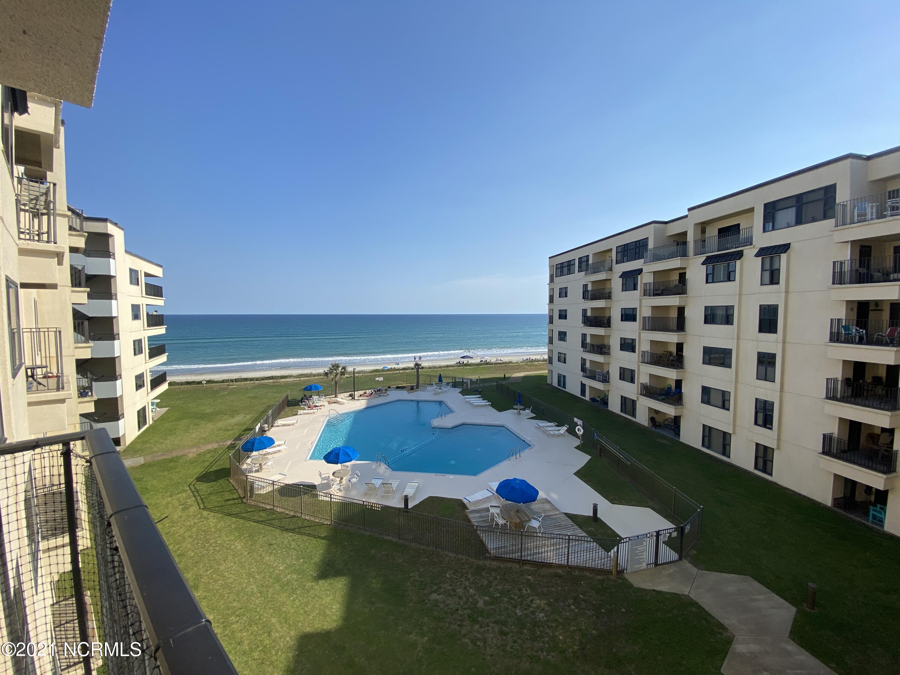 1505 Salter Path Road, Unit 440 Indian Beach, NC 28512 - Photo 4 of 42 View from the Balcony