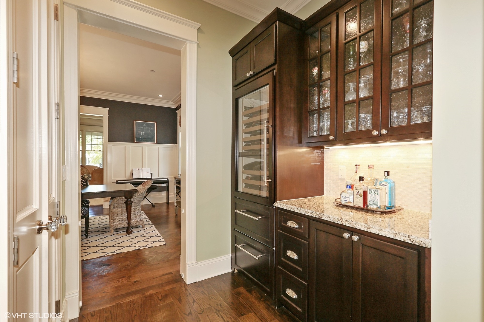 615 Courtland Avenue Park Ridge, IL 60068 - Photo 8 of 29 a kitchen with stainless steel appliances granite countertop a sink and a refrigerator