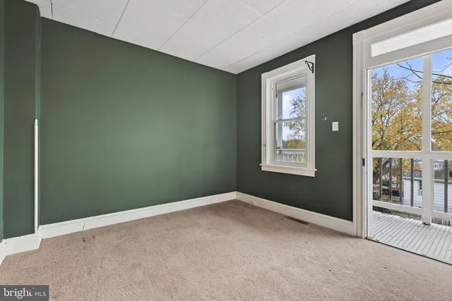 a view of an empty room