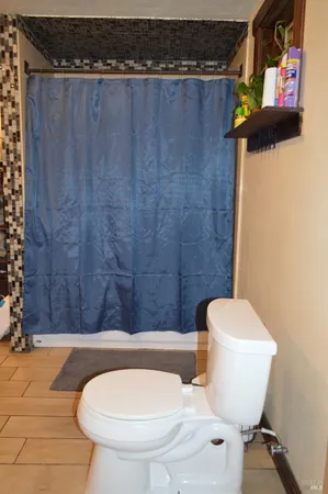 a view of a room with windows