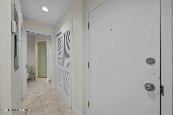 a view of a bathroom with a shower