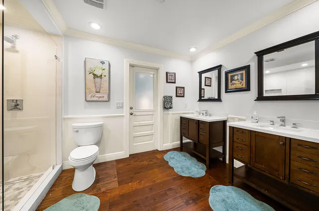 a room with gym equipment and a black white checkered floor