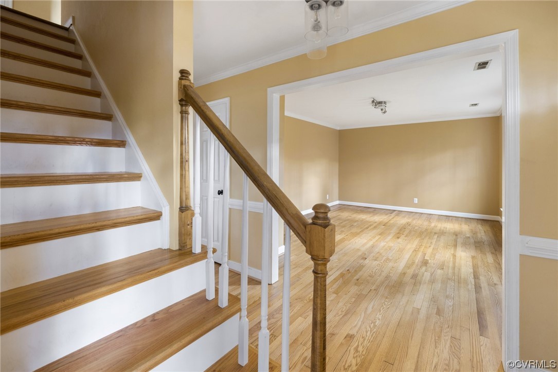 13809 Shadow Ridge Road Midlothian, VA 23112 - Photo 7 of 36 a view of entryway with wooden floor