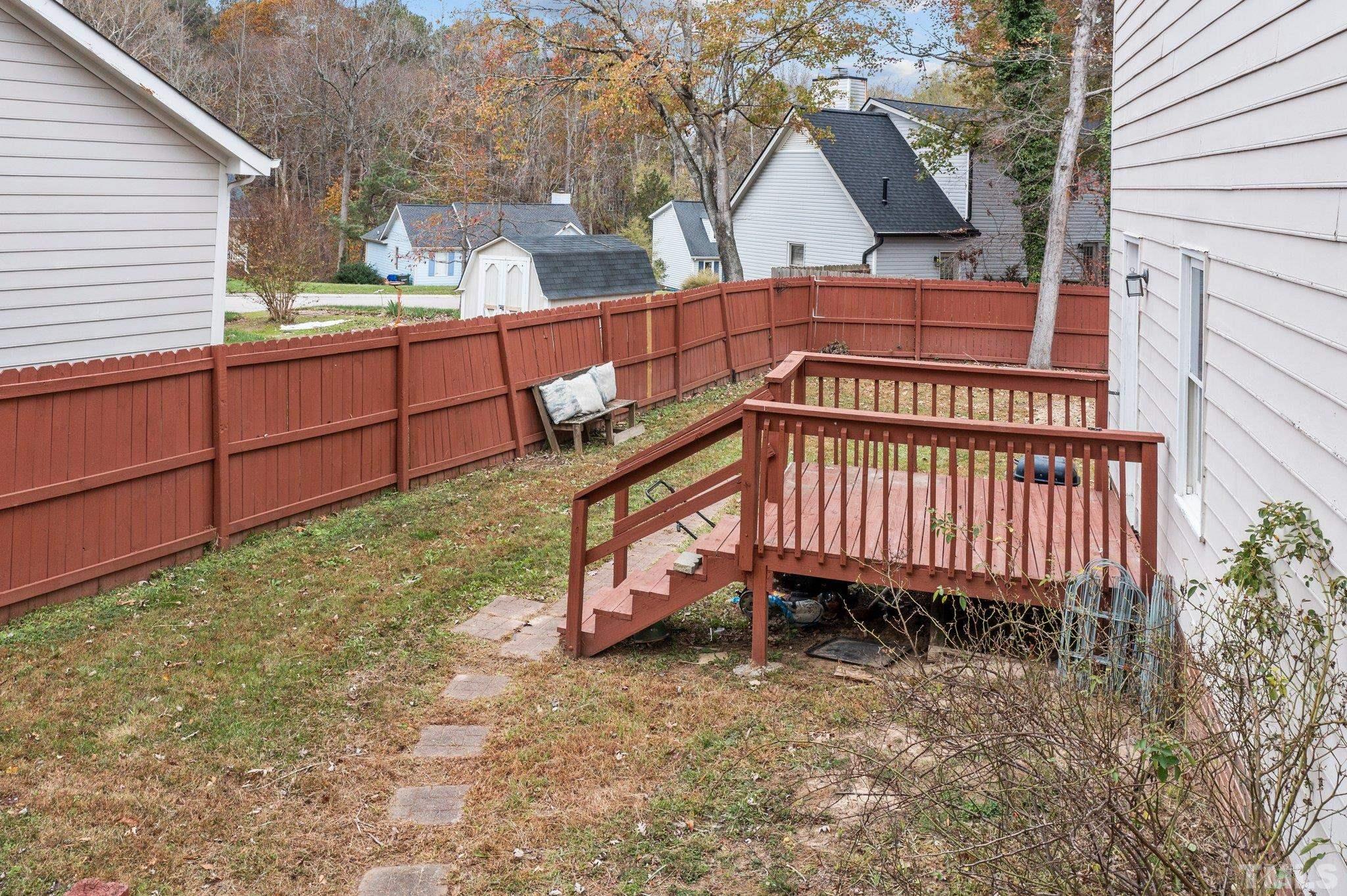 1305 Logan Street Durham, NC 27704 - Photo 27 of 32 a view of a backyard with sitting area