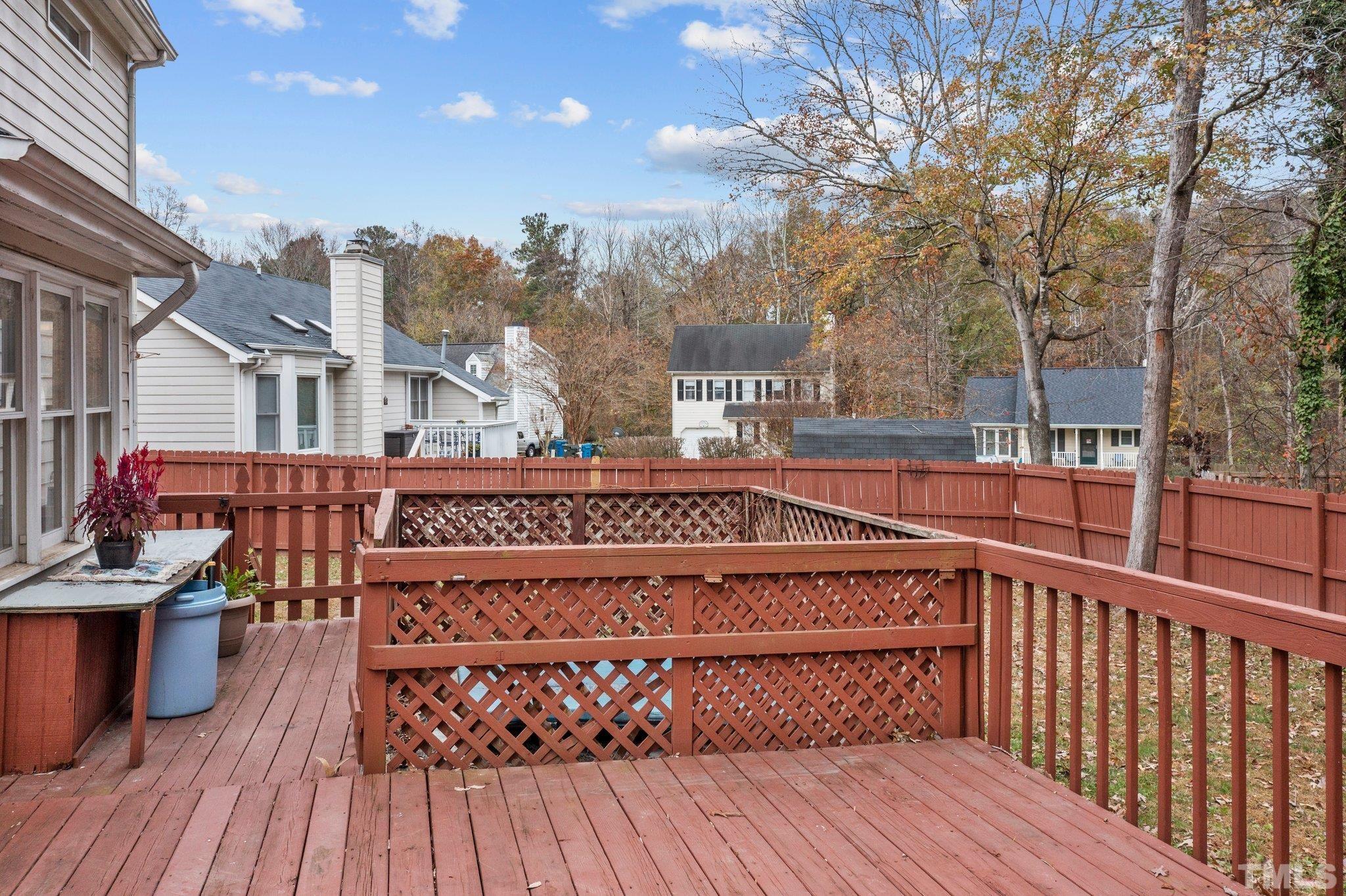 1305 Logan Street Durham, NC 27704 - Photo 28 of 32 a view of a wooden deck with city view