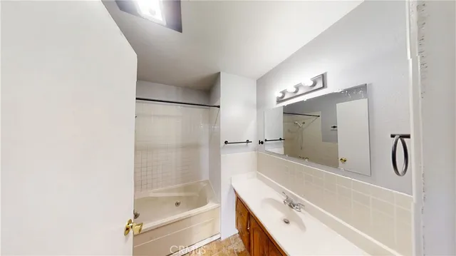 a view of a room that has a window in it