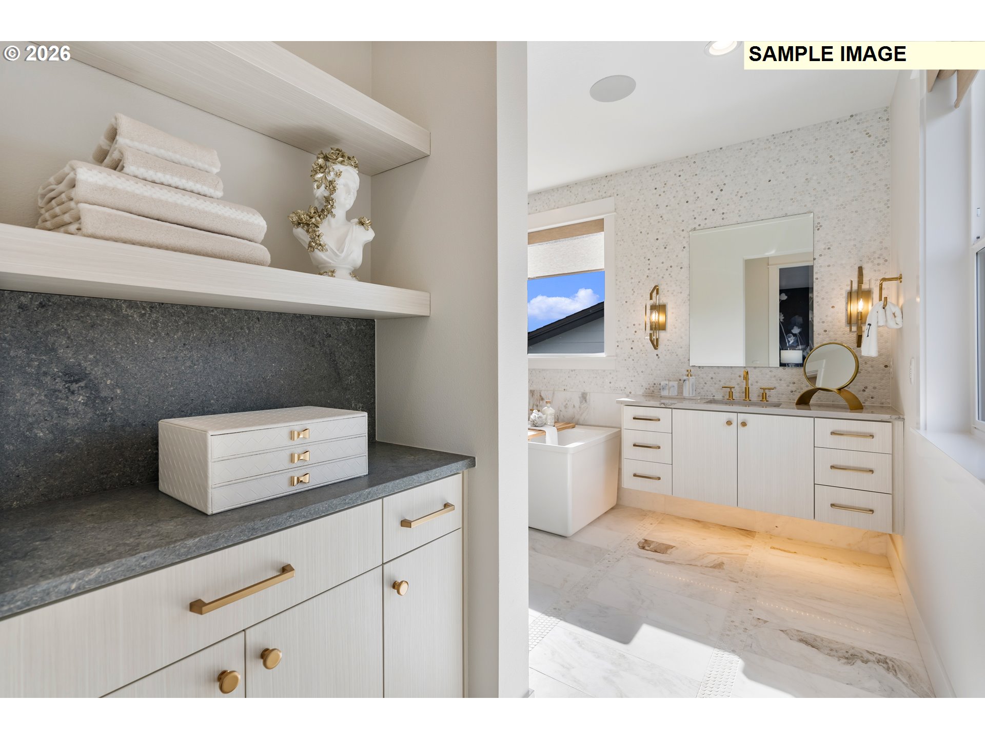 1509 South Creekview Place, Unit L6 Ridgefield, WA 98642 - Photo 24 of 44 a kitchen with white cabinets and window