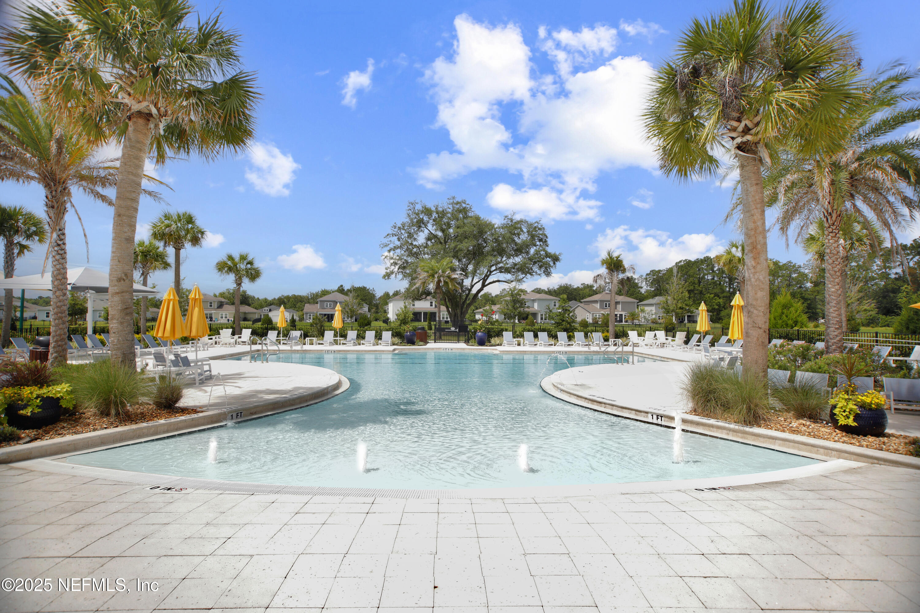 151 Hillendale Circle St. Johns, FL 32259 - Photo 33 of 39 a view of a swimming pool with a lawn chairs and a fire pit