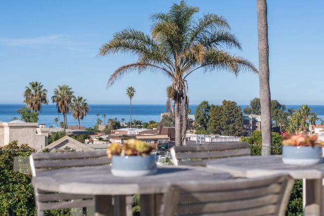 a view of balcony with furniture