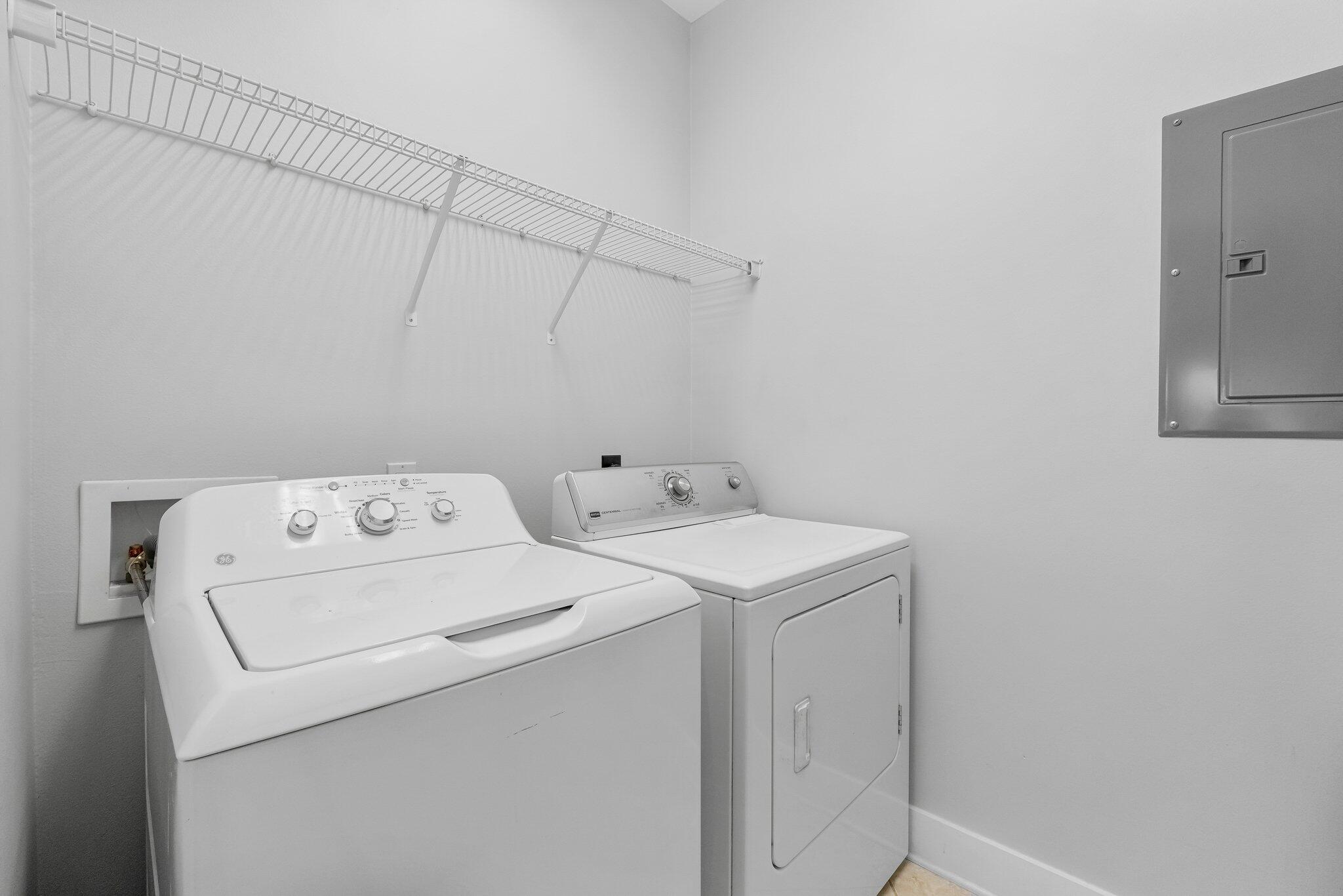 60 Willow Mist Road Inlet Beach, FL 32461 - Photo 23 of 57 a utility room with dryer and washer