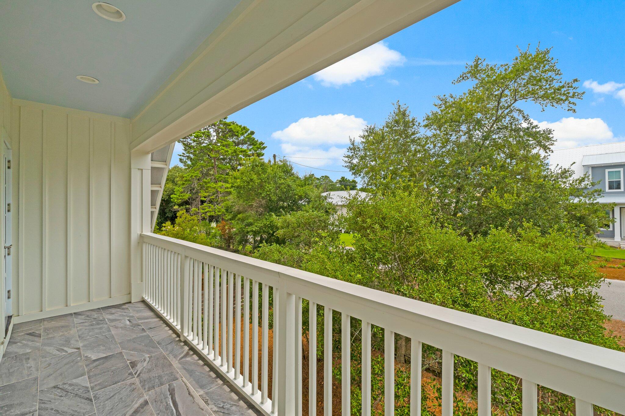 60 Willow Mist Road Inlet Beach, FL 32461 - Photo 33 of 57 a view of a balcony with wooden fence