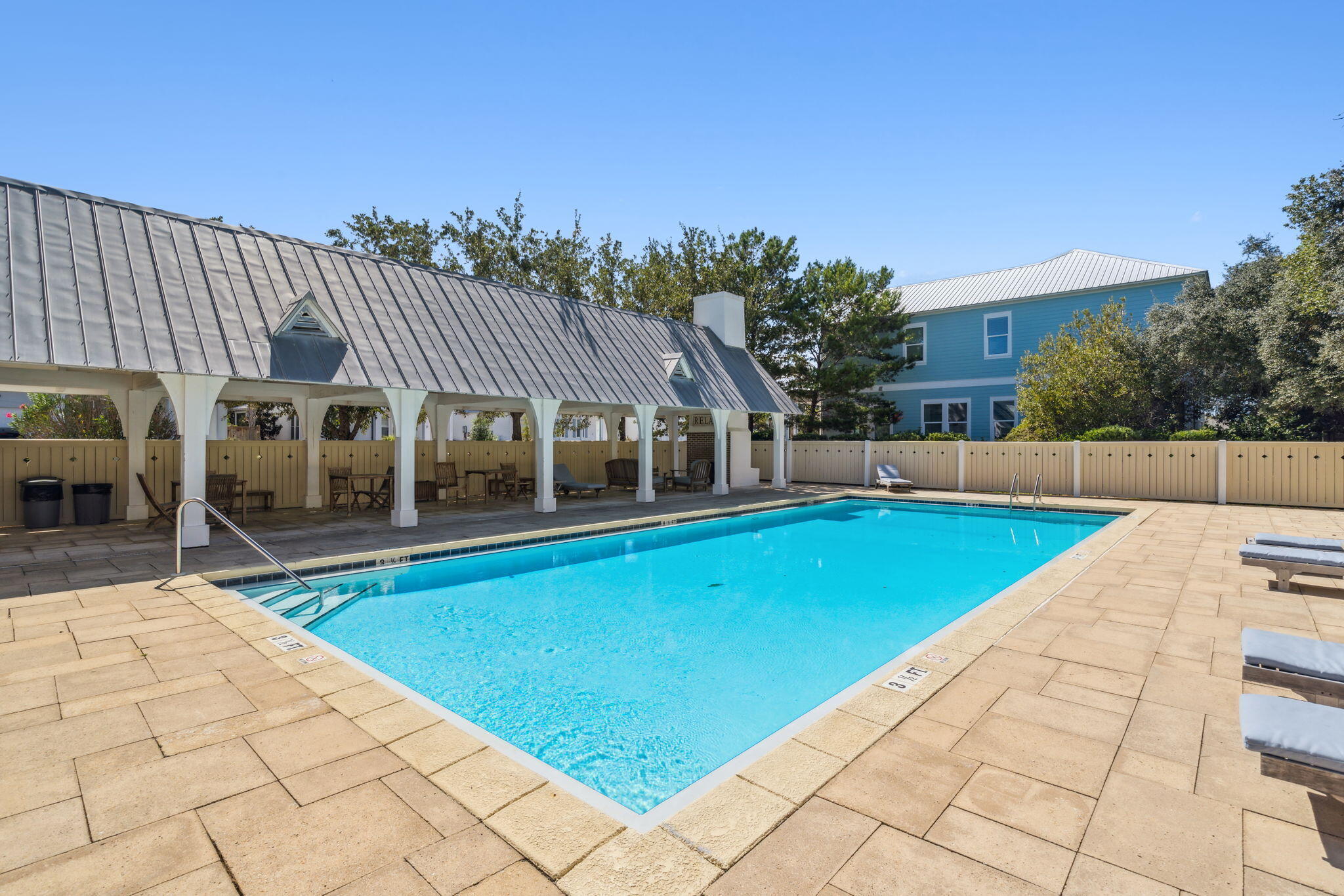 60 Willow Mist Road Inlet Beach, FL 32461 - Photo 40 of 57 a view of swimming pool with lawn chairs and plants