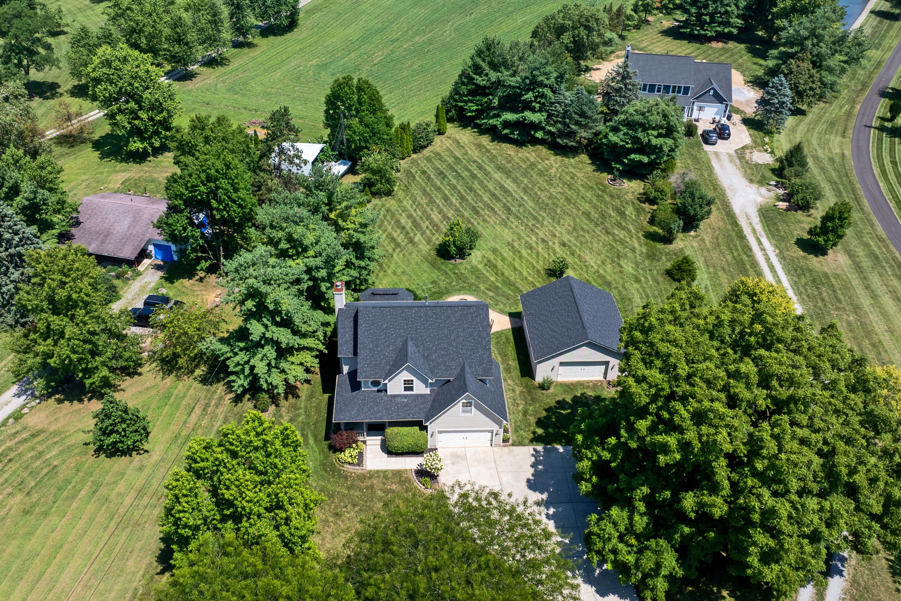 1515 Dale Ford Road Delaware, OH 43015 - Photo 70 of 74 70. Front Aerial View