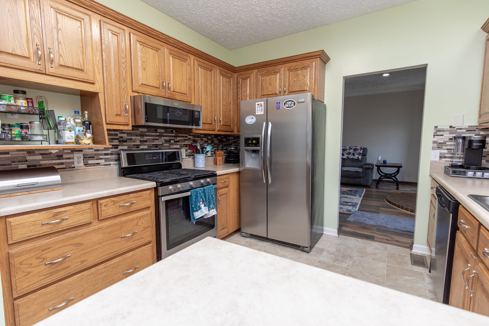 1417 Fairfield Road Westmoreland, TN 37186 - Photo 8 of 47 Newer gas stove and microwave