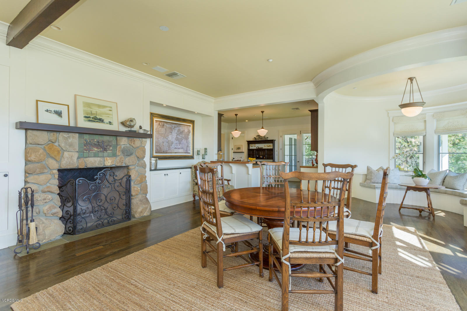 24900 Paseo Del Rancho Road Calabasas, CA 91302 - Photo 17 of 46 a dining room with furniture and wooden floor