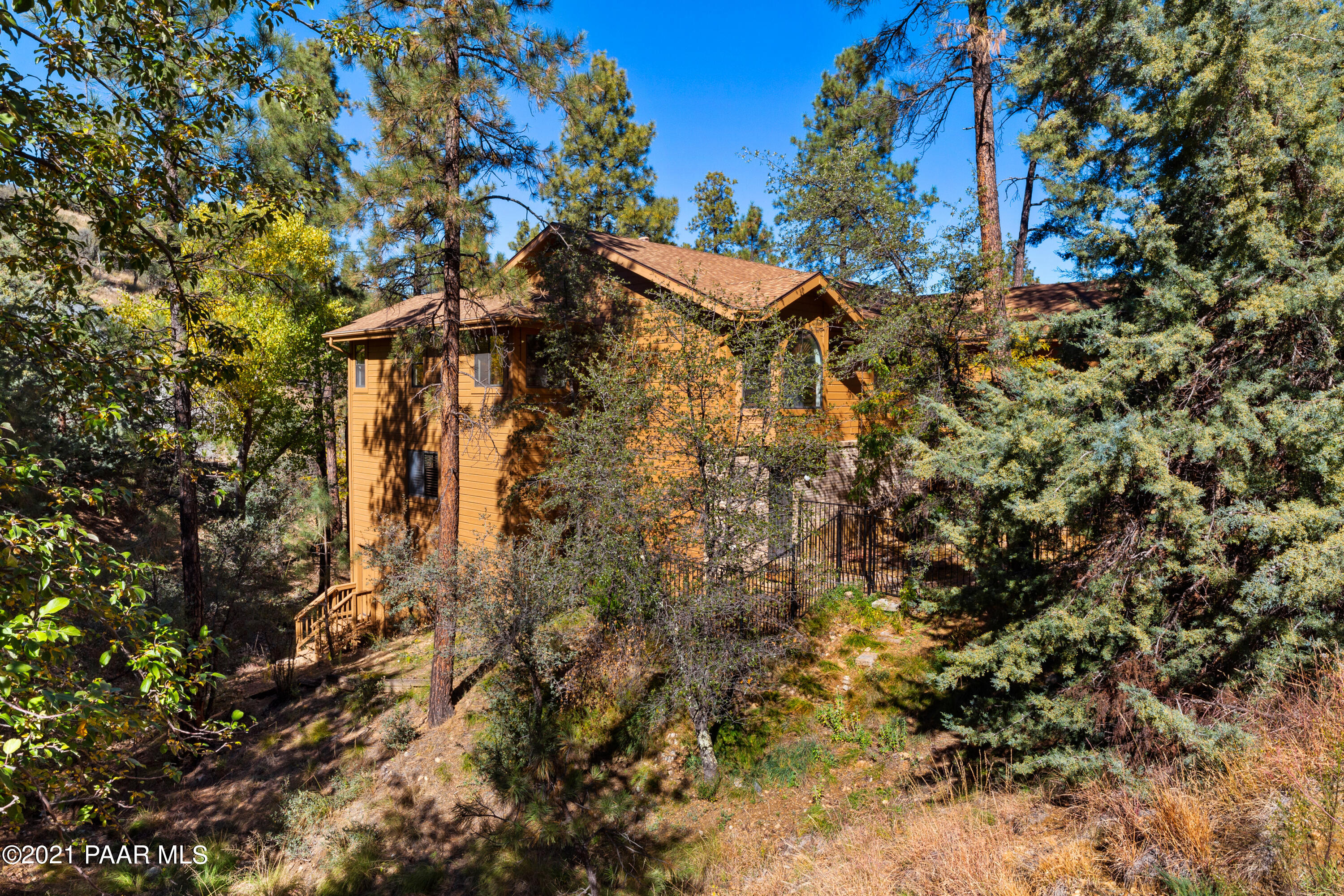 1424 East Valley View Road Prescott, AZ 86303 - Photo 33 of 43 a view of a house with a tree