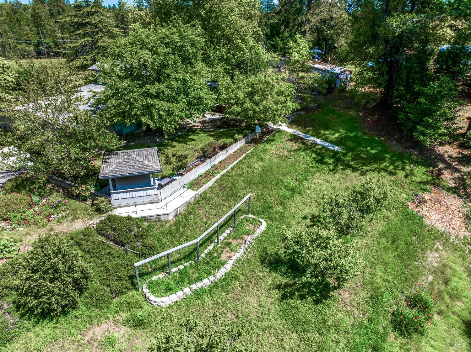 625-629 Hill Road Angwin, CA 94508 - Photo 55 of 64 an aerial view of a house